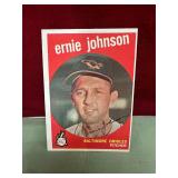 1959 TOPPS ERIE JOHNSON X - CARD