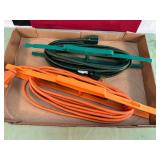 2 OUTDOOR EXTENSION CORDS ON WINDERS