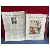 VINT 1937 WESTBY WITNESS & HOME DECOR MAG FROM