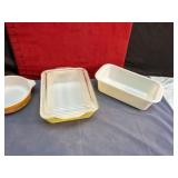 *(3) PYREX DISHES