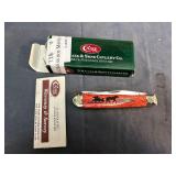 CASEXX WINTERGREEN TRAPPER POCKETKNIFE #6254SS NOS