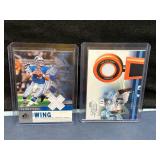 2- PATCH FOOTBALL JOEY HARRINGTON & EDDIE GEORGE