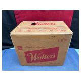 **WALTERS BEER VINTAGE CARDBOARD BOX