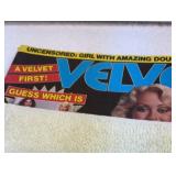 Velvet and Cinema adult magazines