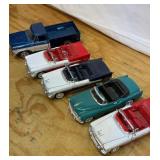 Diecast truck and cars