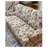 Flexsteel  floral fabric sofa