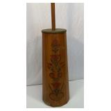 Decorative wood butter churn