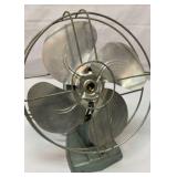 Vtg bench or wall mount fan. Works