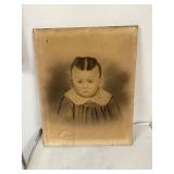 Vintage Child Picture condition issues see picture