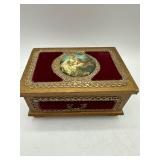 Wooden Music Trinket Box