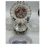 Vintage Collector Plate and Glass Lot