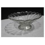 Vintage Crystal Bowl  4 x 9