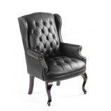 Traditional Black Wing Back Chair BOSS Office Chai