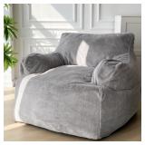 MAXYOYO Giant Bean Bag Chair, Faux Fur Stuffed Bea