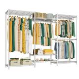 Ulif E8 Heavy-Duty Garment Rack, Freestanding Extr