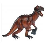 Huge Dinosaur 42" Handmade Leather Animal Statue