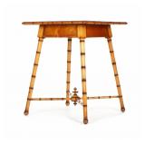 Horner Aesthetic Movement Faux Bamboo Center Table