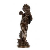 Auguste Moreau Bronze Fairy Sculpture