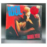 1983 Billy Idol "Rebel Yell" Shrink & Hype Sticker