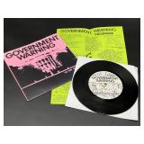 2005 Government Warning Punk 7" Vinyl Single RVA