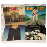 Lot of 4 Elvis Presley LP Record Albums