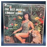 "Best Musical Comedy Songs" LP (Bettie Page Cover)