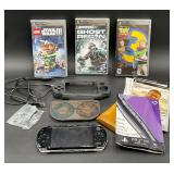 Sony PSP Console + 3 Games & Accessories