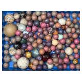 Lot of Old Clay Marbles