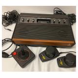 Atari Gaming Console, Controllers & Cords