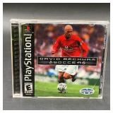 David Beckham Soccer PS1 Playstation 1 Game