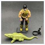 G.I. Joe 1987 Croc Master V1 Loose Action Figure