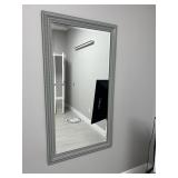 Wall Full Length Mirror With Beaded Frame