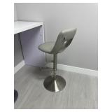 Silver Counter Stool