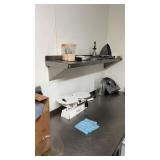 Stainless steel wall shelf 54 x 12