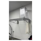 Two wall mount Metro drying shelves 24" x 18"