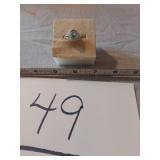 10 kt gold ring, size 6