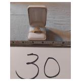 10 kt gold ring, size 6