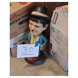 Plaster Stan Laurel figure