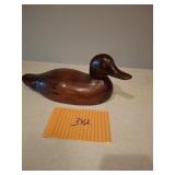 Wooden decoy duck