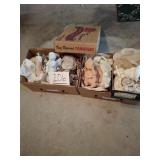 Assorted angel figures, ceramic and resin