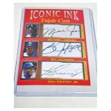 Iconic Ink Michael Jordan Bo Jackson Ken Griffey