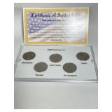 2000 Platinum Set State Quarters