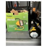 Halogen Work Light and Flashlight