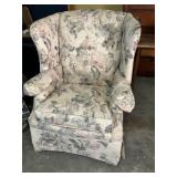 Floral Chair 41"H, 32"W, 26"D