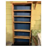 Oak Shelving w/ 5 Shelves 84"H,36"W, 10"D