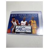 Man Myth Legend Kobe Bryant Facsimile Auto