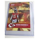 Patrick Mahomes 2017 Rookie Gems NFL Gold Rookie