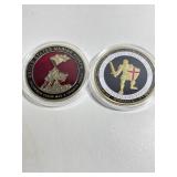 (2) US Marine Corps Coins