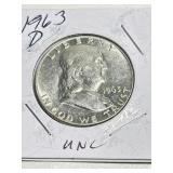 1963-D Ben Franklin