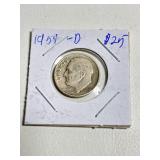 1969-D Dime Silver